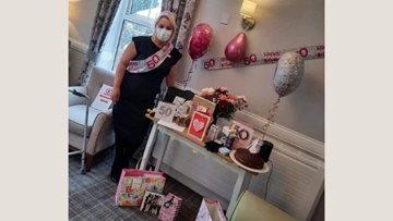 Durham care home Manager celebrates 50th birthday